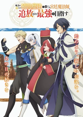 Mikata ga Yowasugite Hojo Mahou ni Tesshiteita Kyuutei Mahoushi, Tsuihou sarete Saikyou wo Mezasu